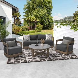 Agio Menorca 4-piece Outdoor Deep Seating Set - RJP Unlimited