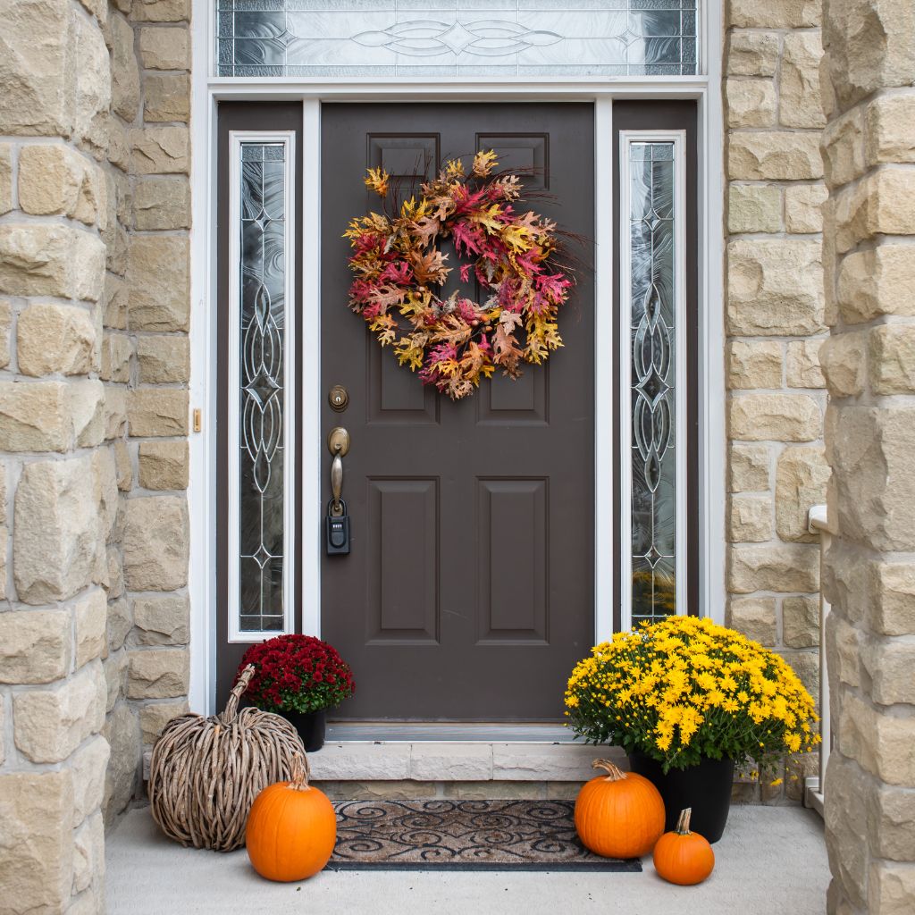 fall decor outside