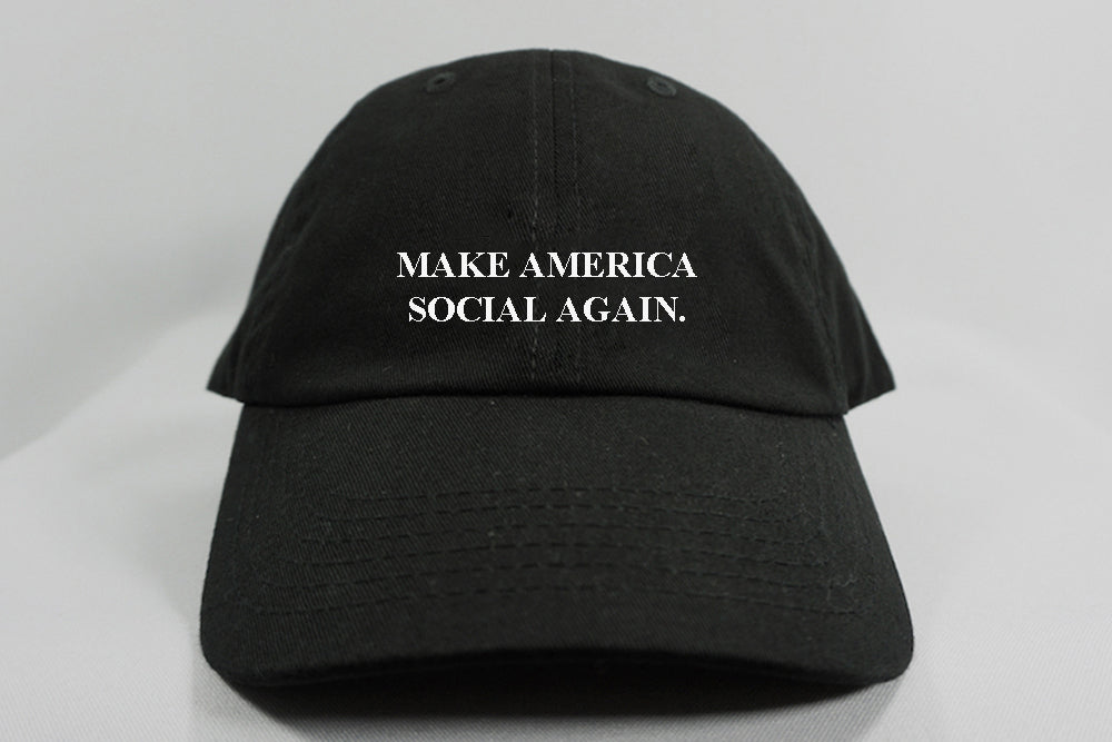 MAKE AMERICA SOCIAL AGAIN DAD HAT