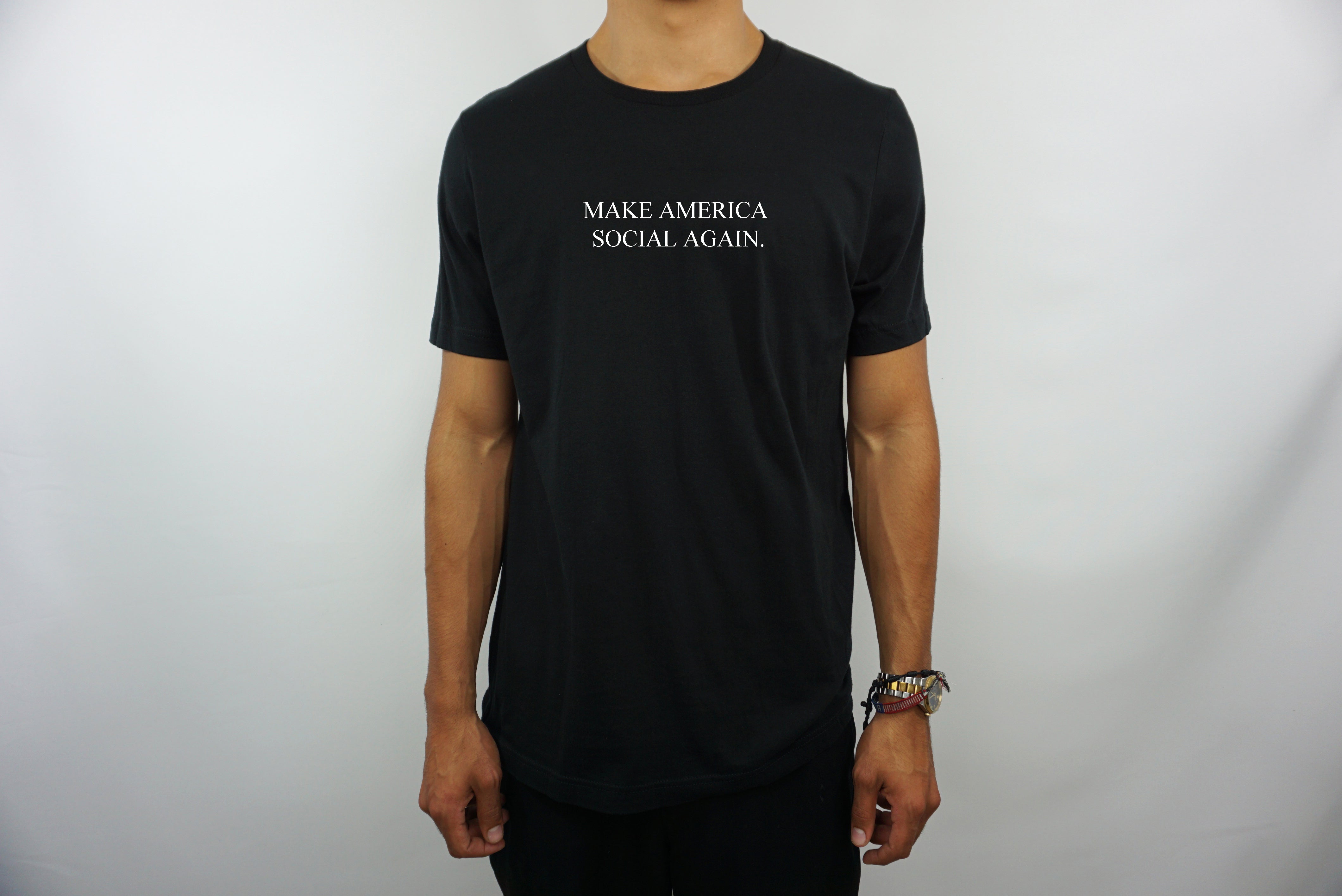 MAKE AMERICA SOCIAL AGAIN T-SHIRT