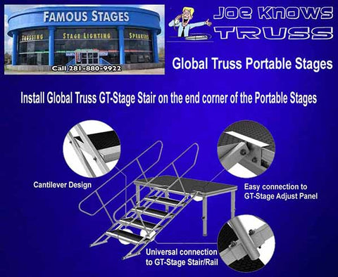 Install Global Truss GT-Stage Stair