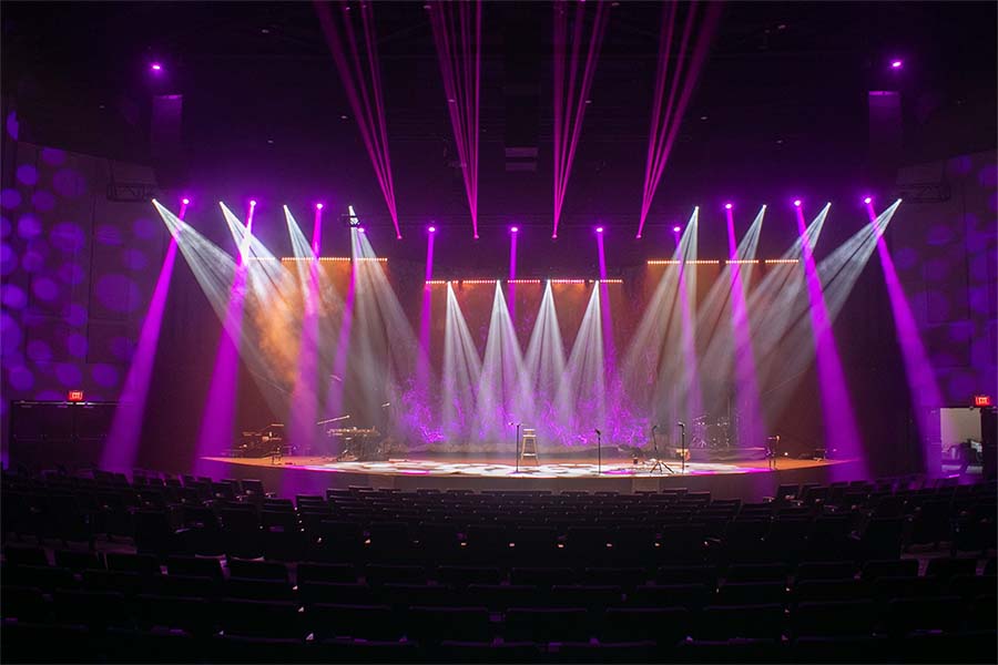 Church Lighting for Stage Trussing Projects