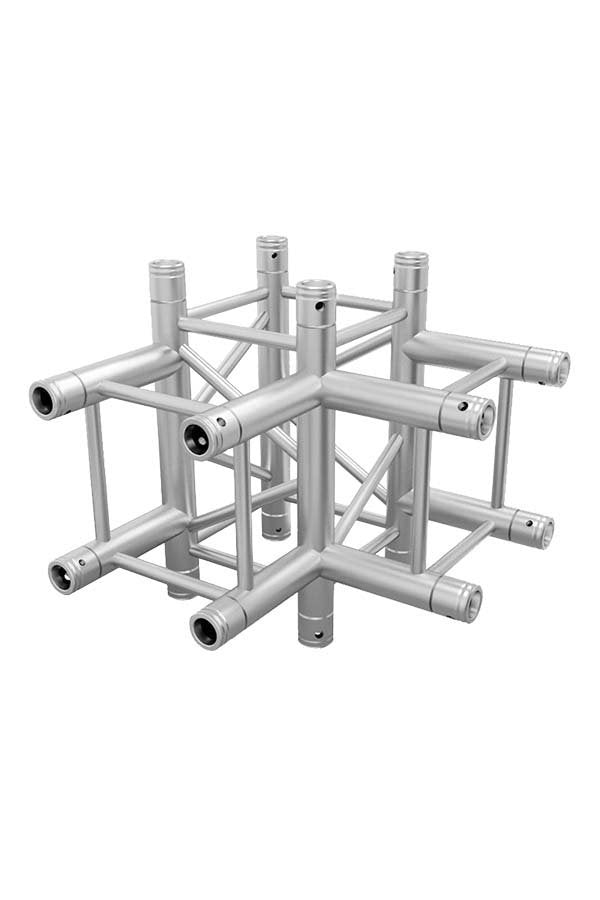 Global Truss - SQ-4130 - 4-WAY T-JUNCTION Pack of 2 vertical up  | Stage Truss