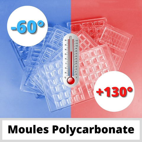 selbstgemachte Schokoladenformen aus Polycarbonat