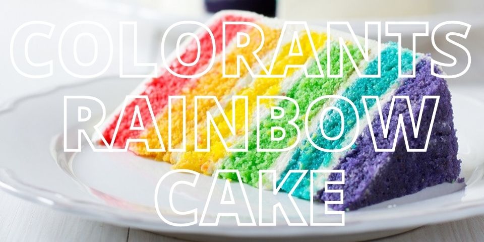 Lebensmittelfarbe für Regenbogenkuchen