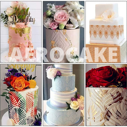 wedding cake stencils