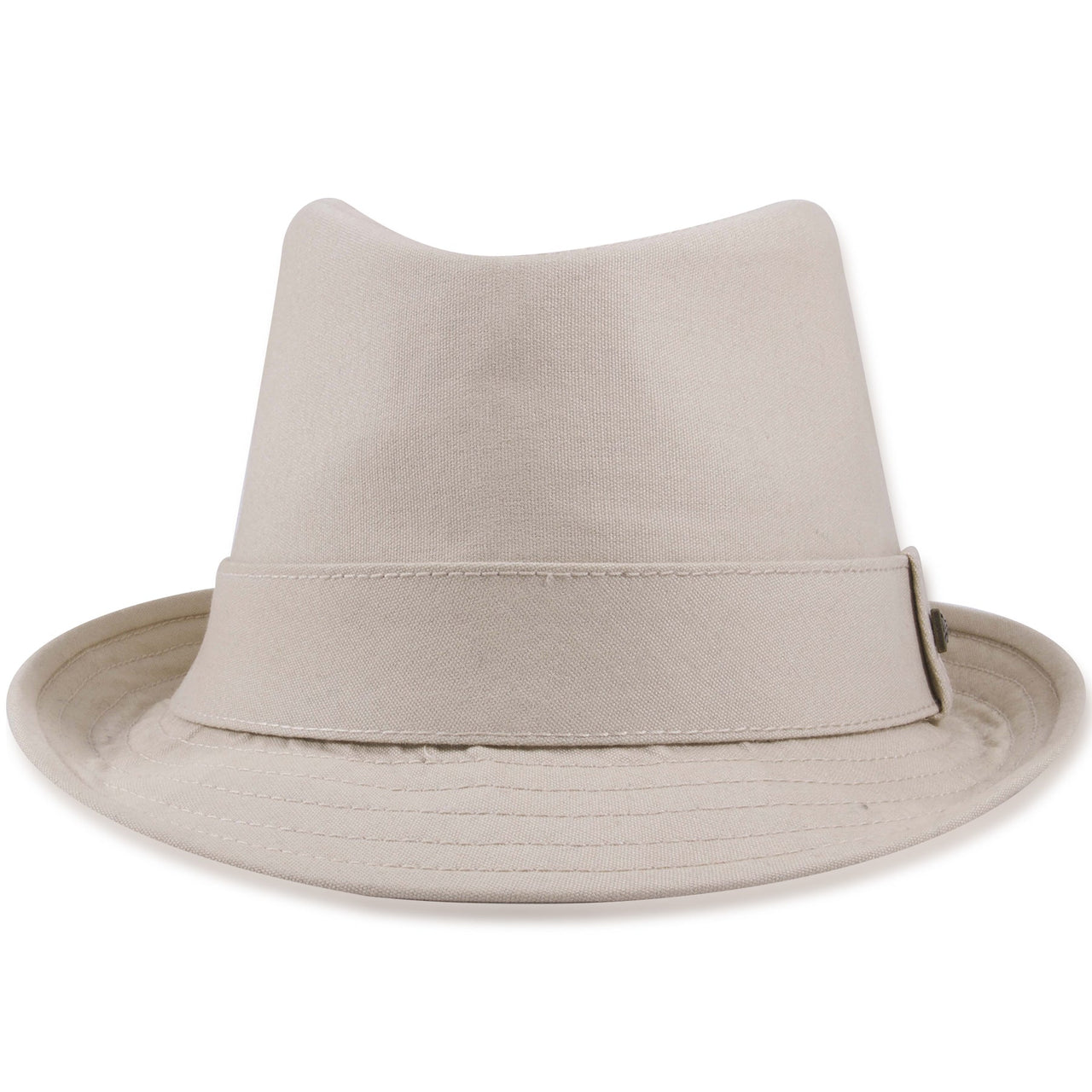 New Era Canvas Cotton Khaki Fedora