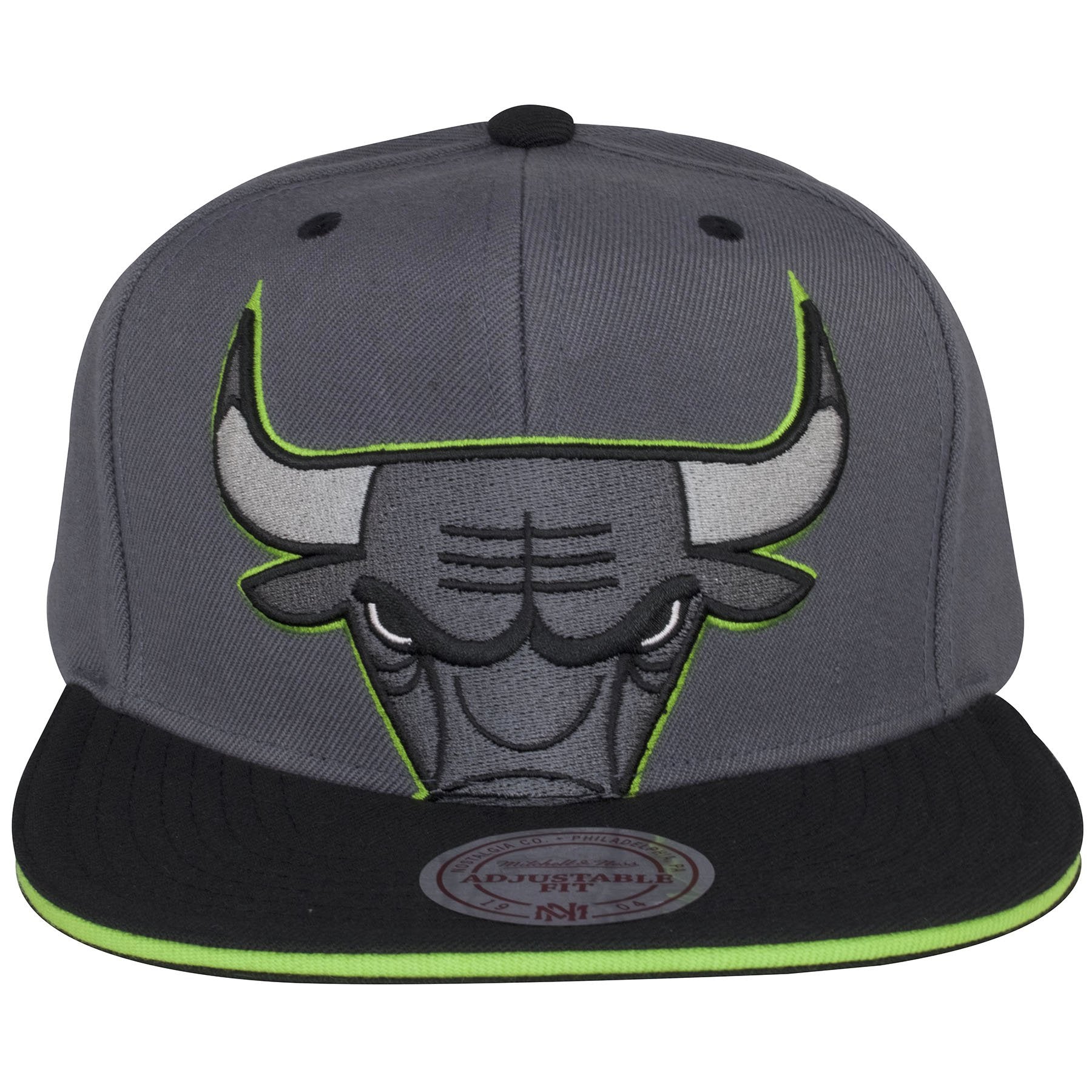 neon green bulls hat