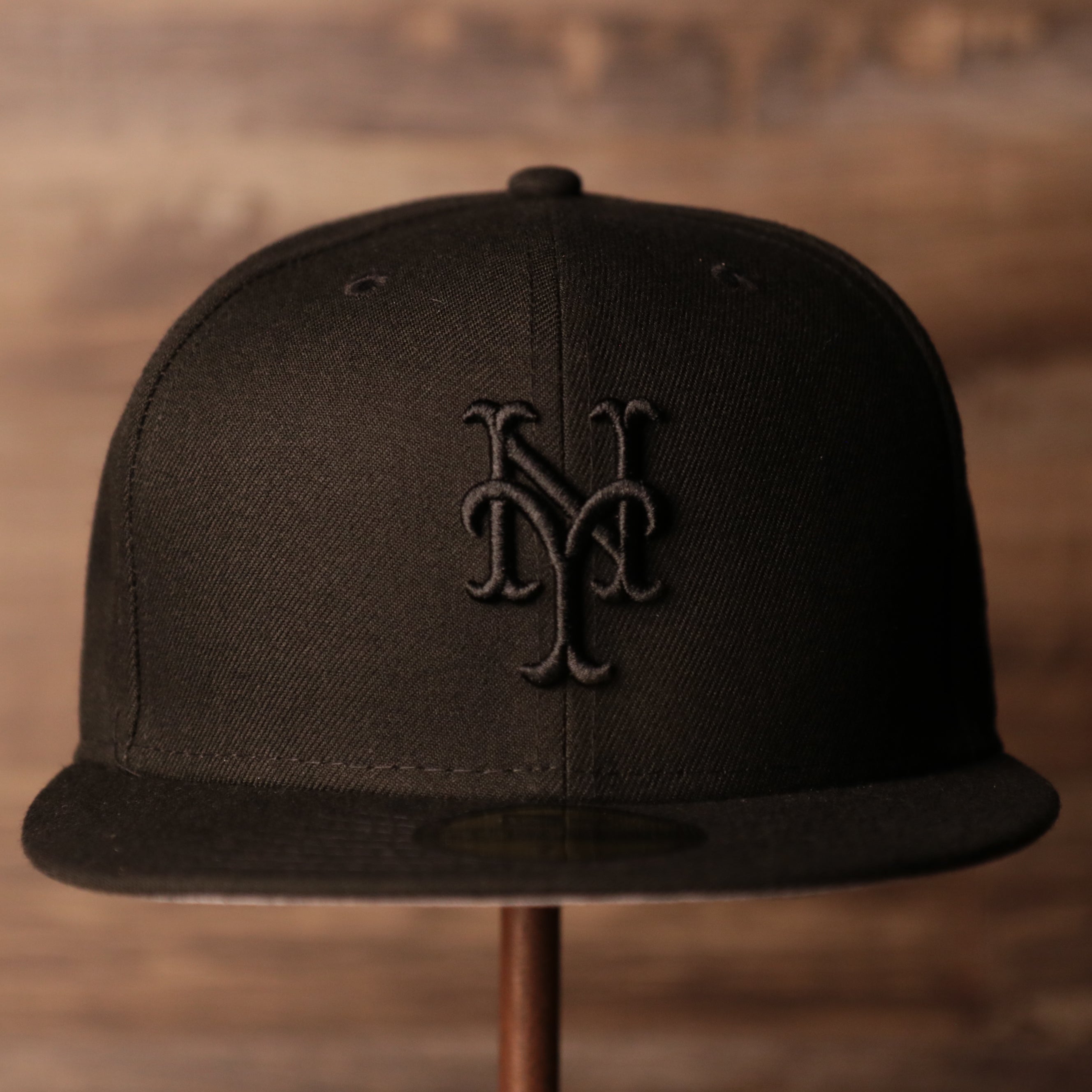 new era 59fifty black on black