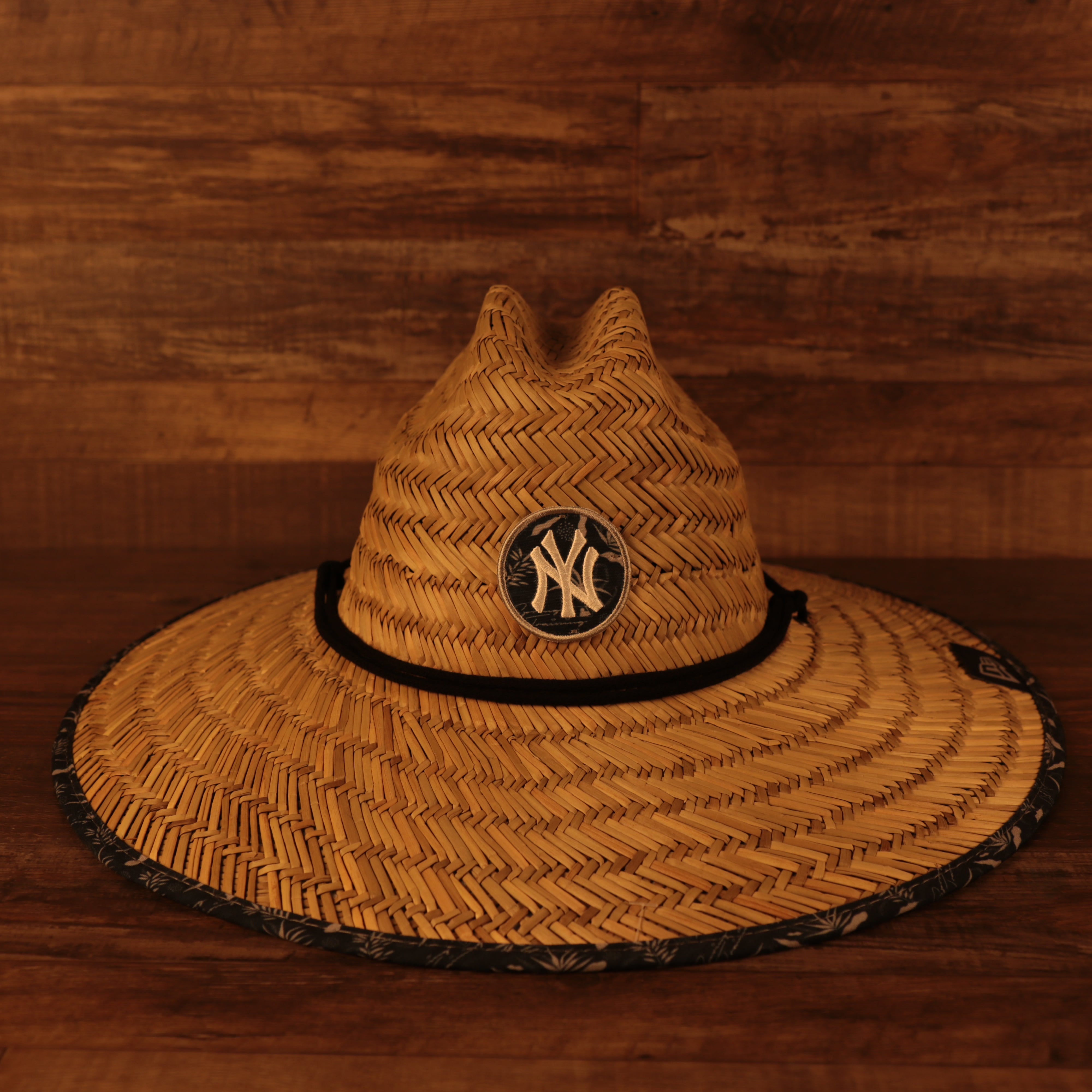 yankees straw hat