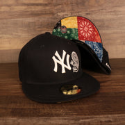 New York Yankees Multi-Color Paisley Bandana Under Brim 59Fifty Fitted Cap