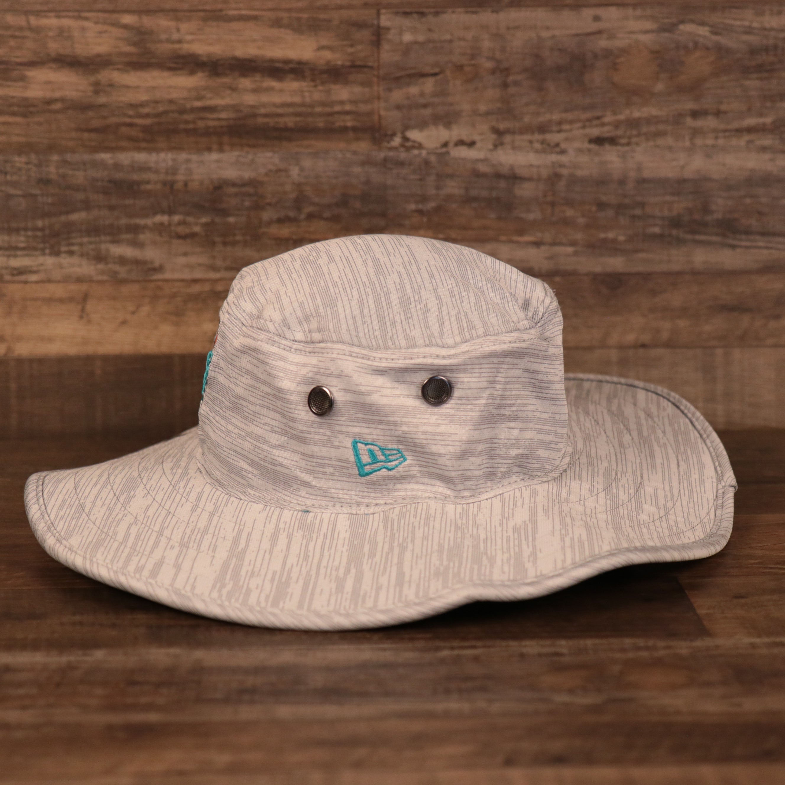 KTZ Miami Dolphins Nfl Black White Bucket Hat