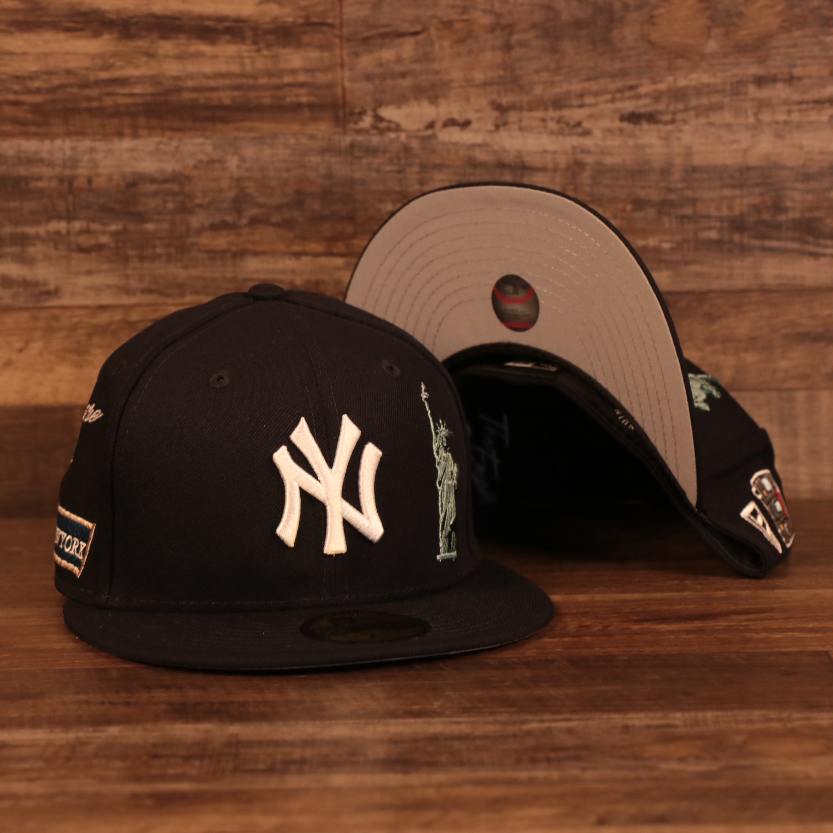 embroidered 59fifty hats