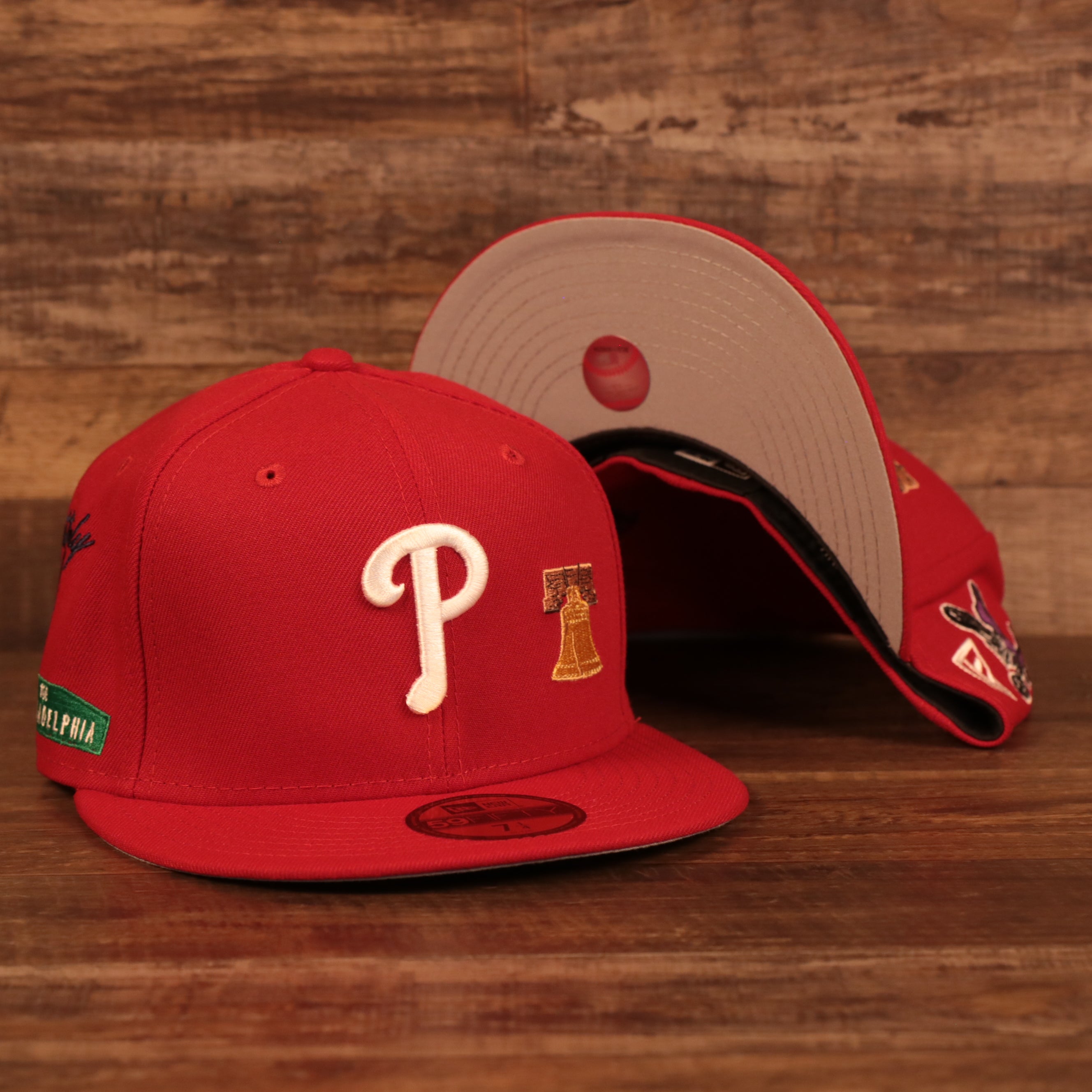 phillies side patch hat