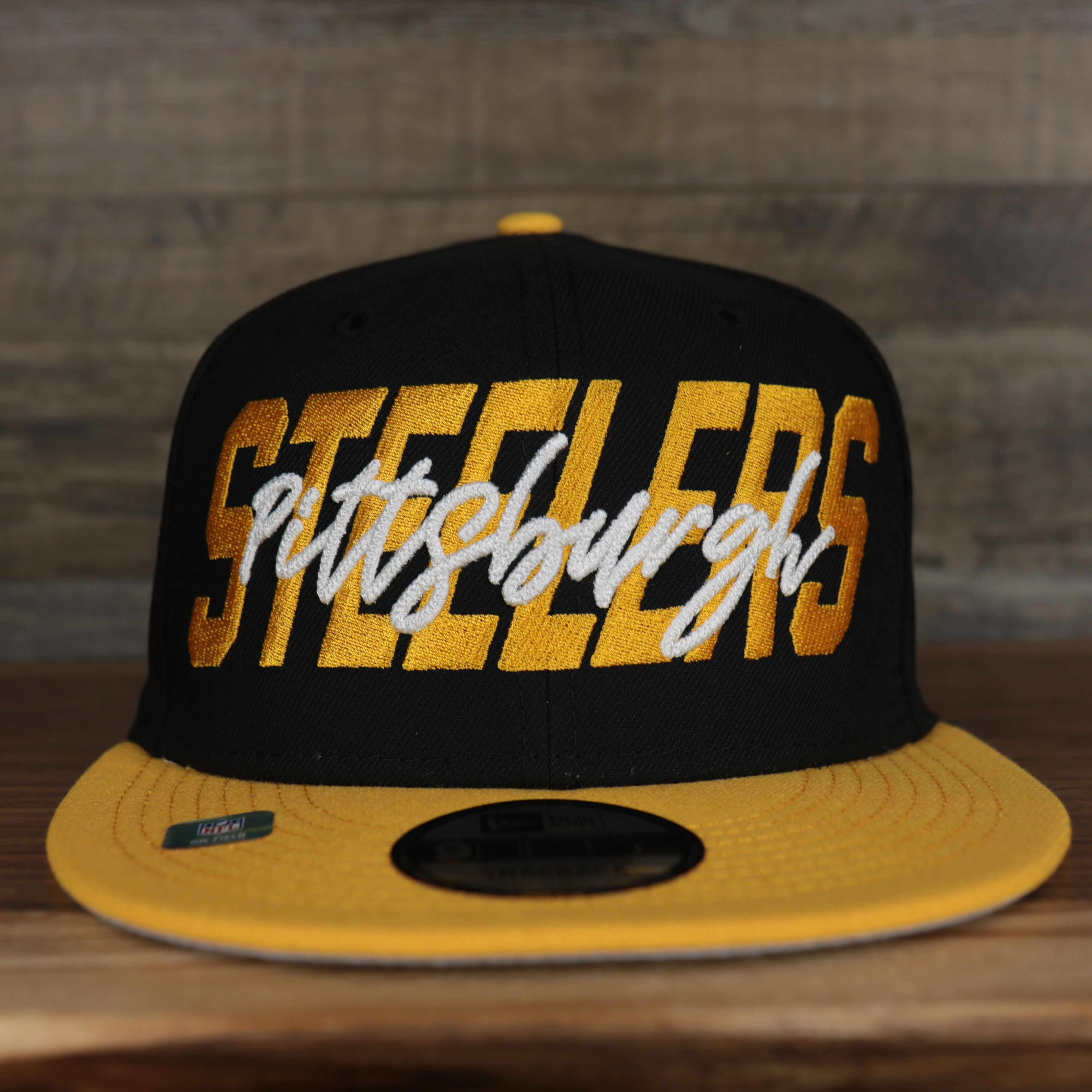 steelers snap back hats