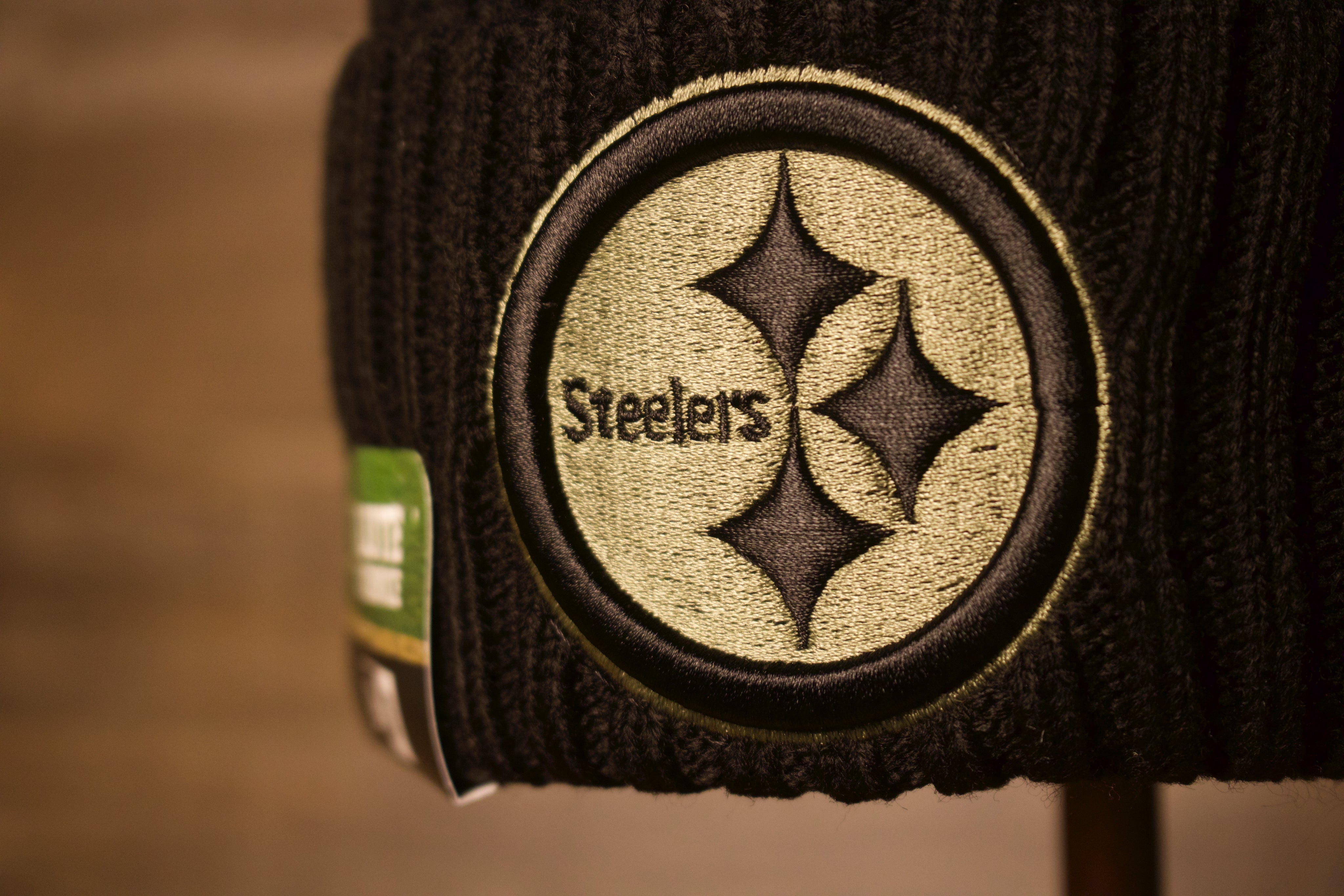 steelers military beanie