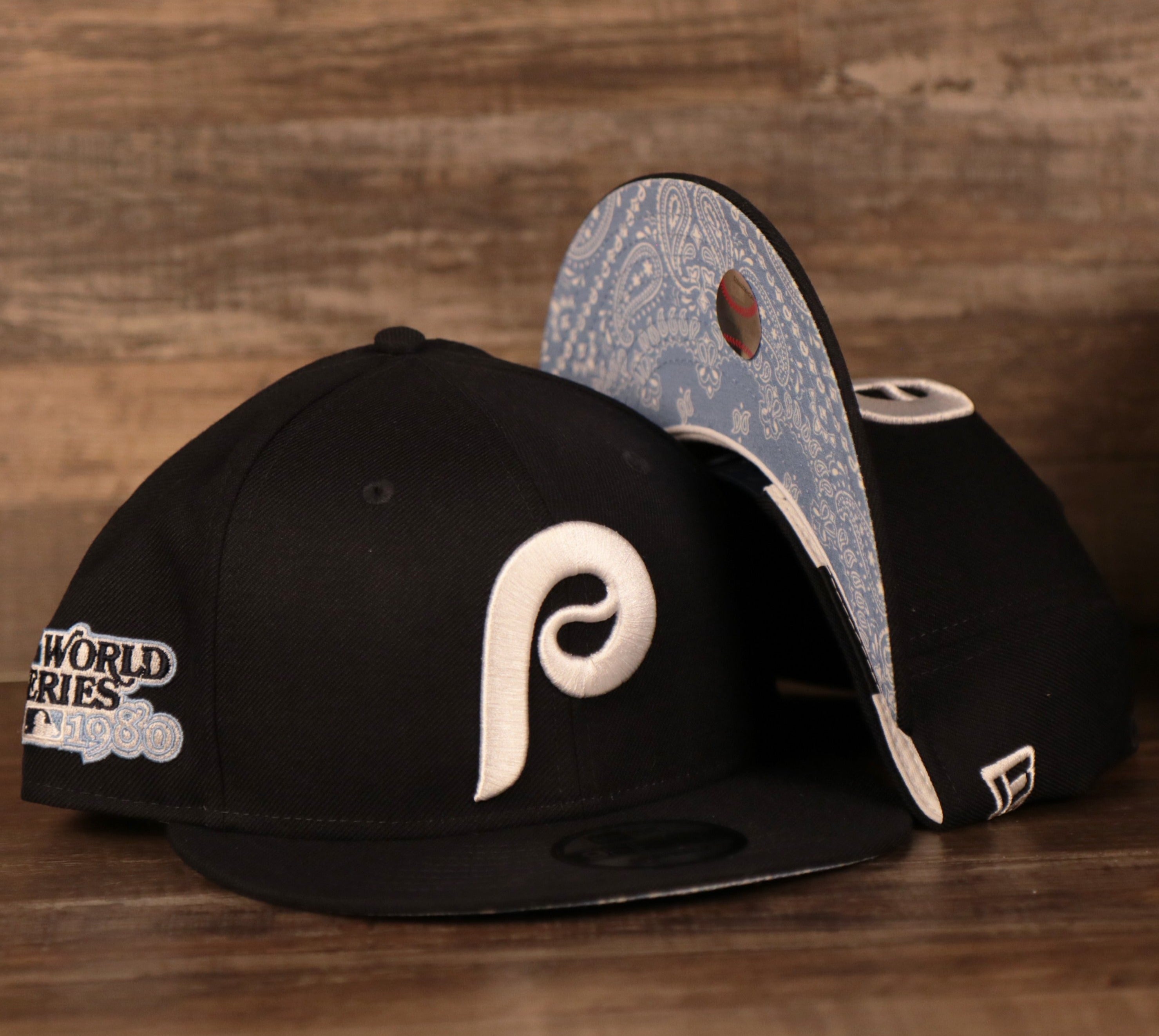 blue brim new era