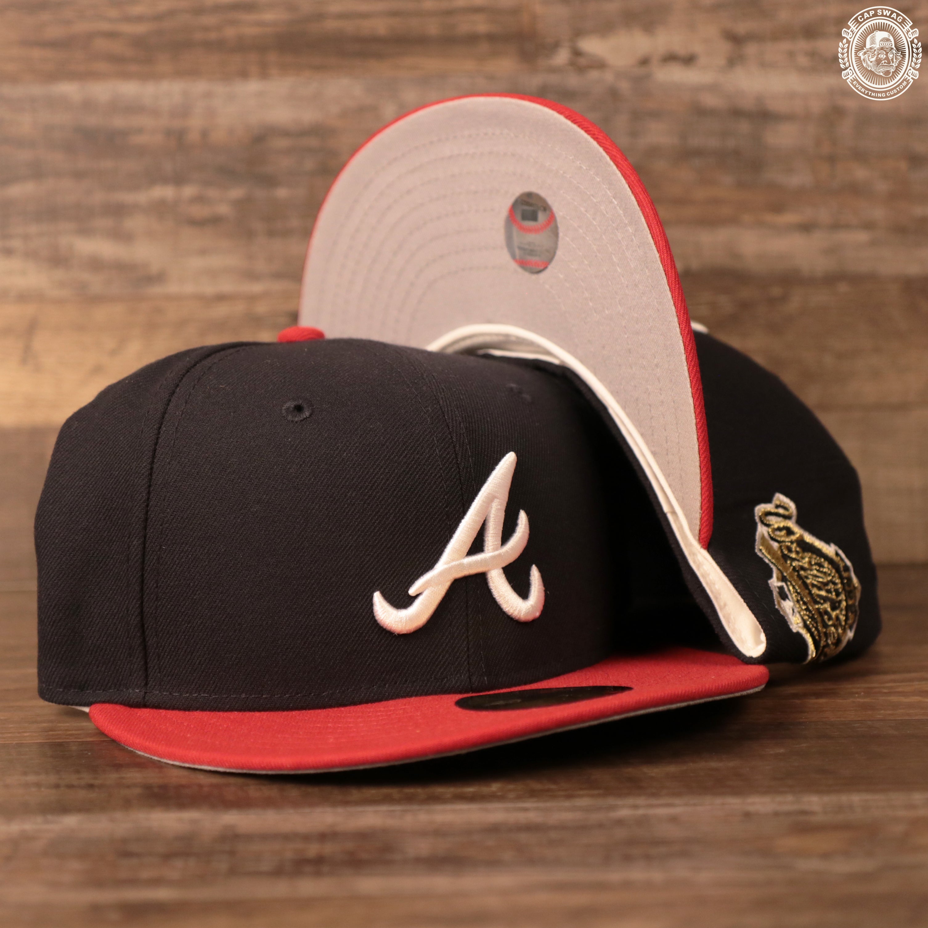 braves side patch hat