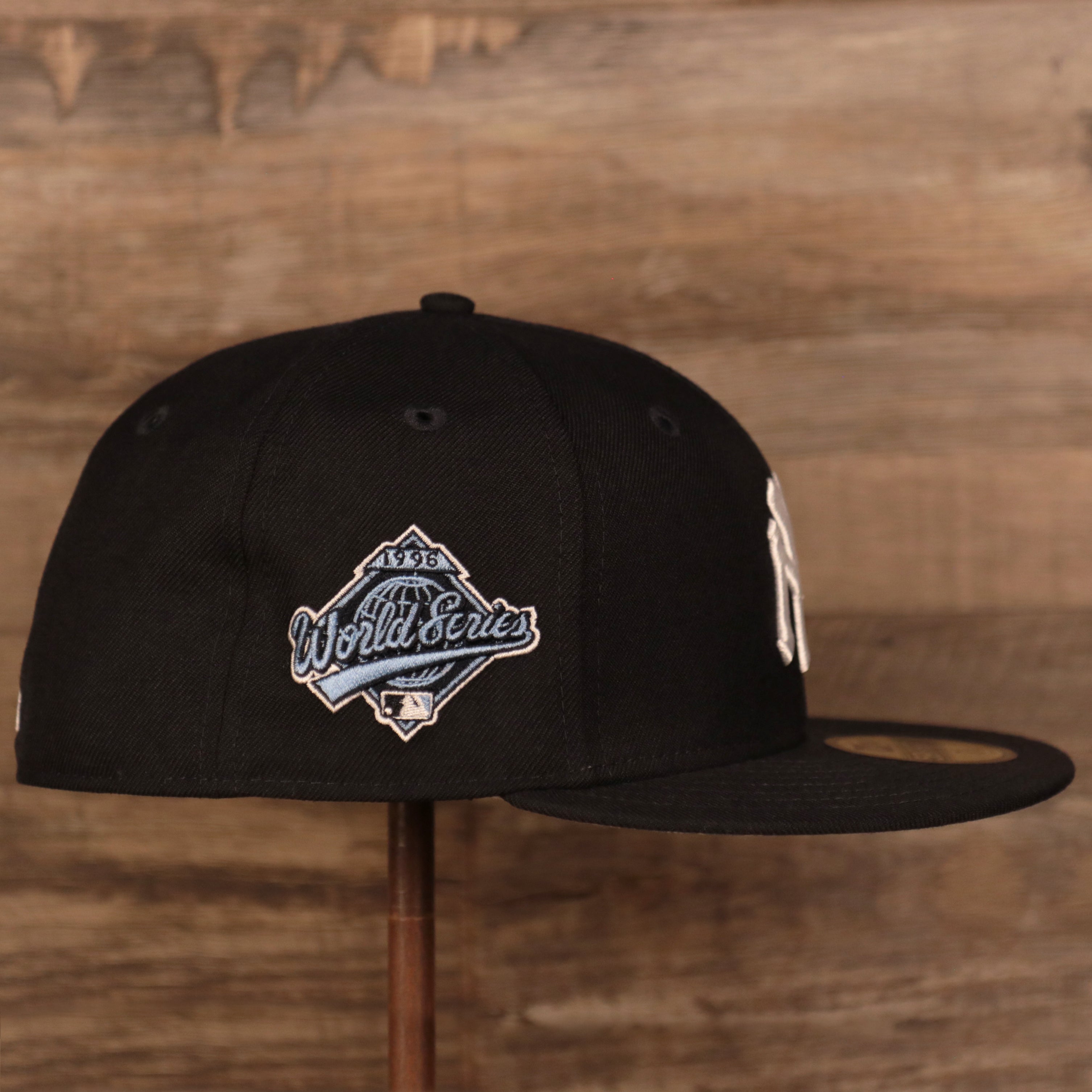 black under brim fitted