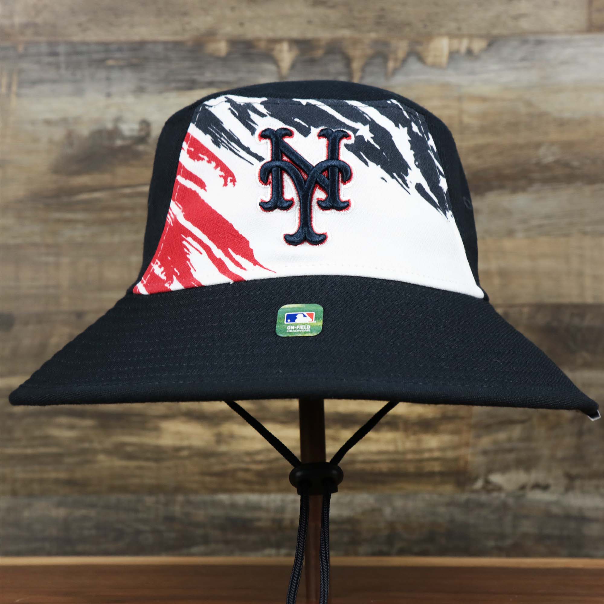 mets bucket hat white