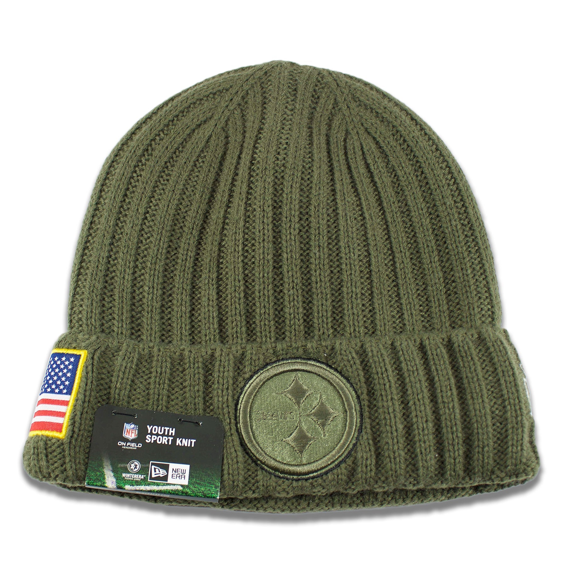 steelers military beanie