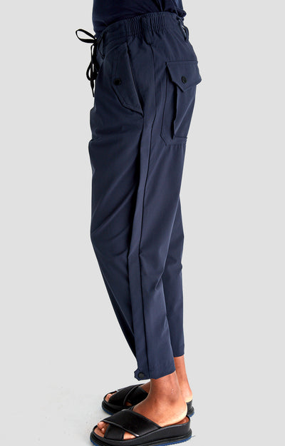 cropped pleated pants