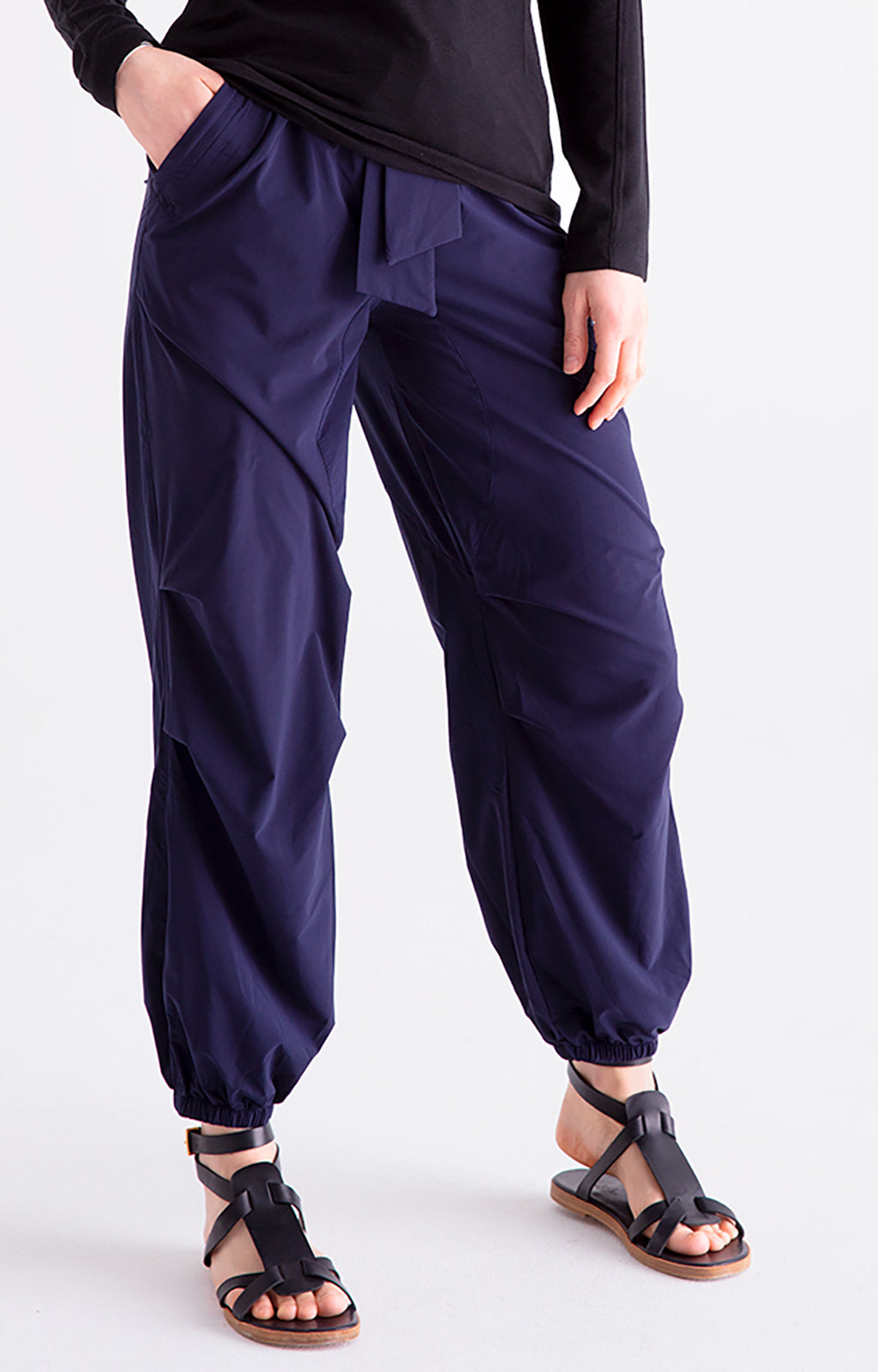 Women S Serene Ultra Comfortable Travel Pants In Navy Paskho