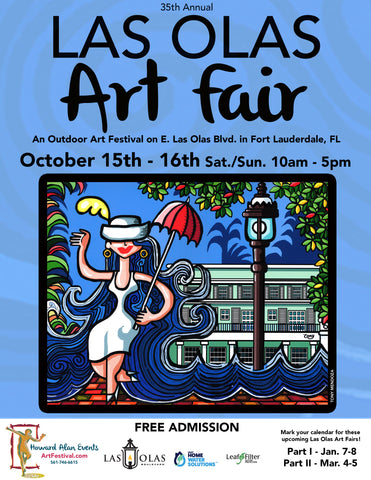 las olas art fair flyer