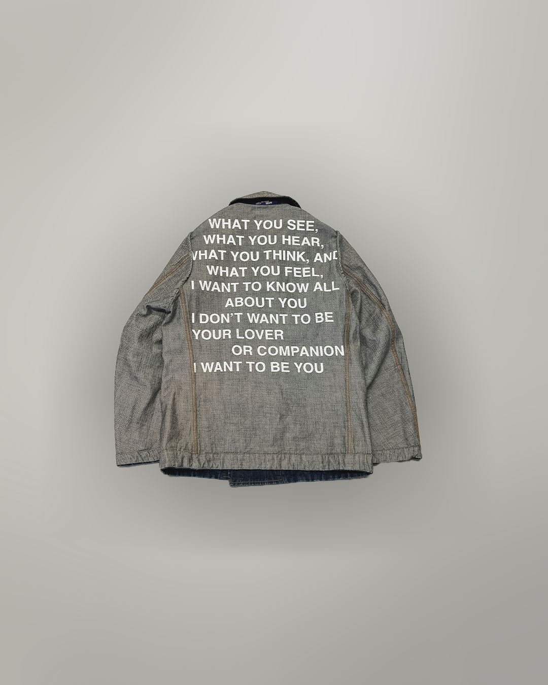 Billede af CDG JUNYA WATANABE POEM DENIM JACKET 2002