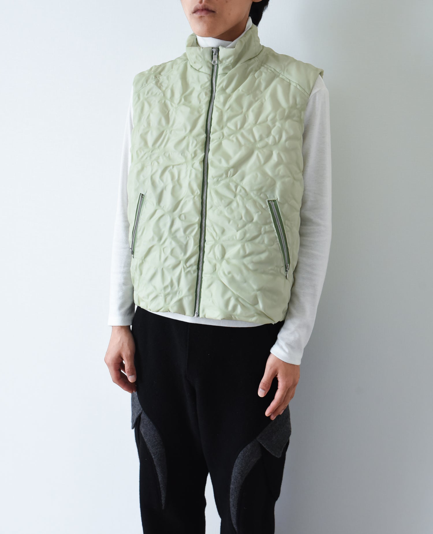 RYAW - LEAF VEIN VEST GREEN