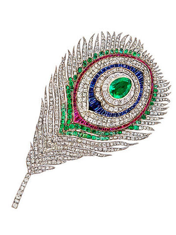 Mellerio Peacock Brooch