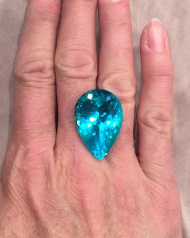 Blue paraiba tourmaline