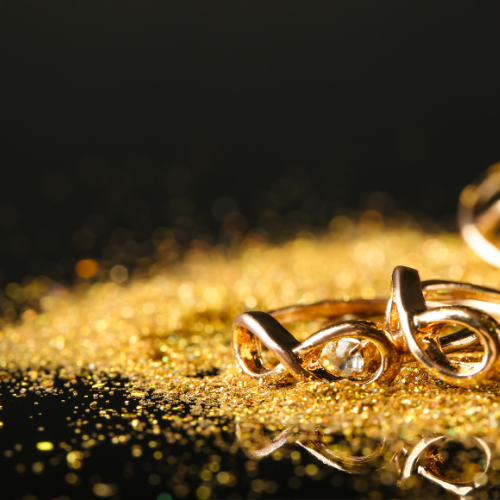 Recycled Gold dust and jewellery - Juraster