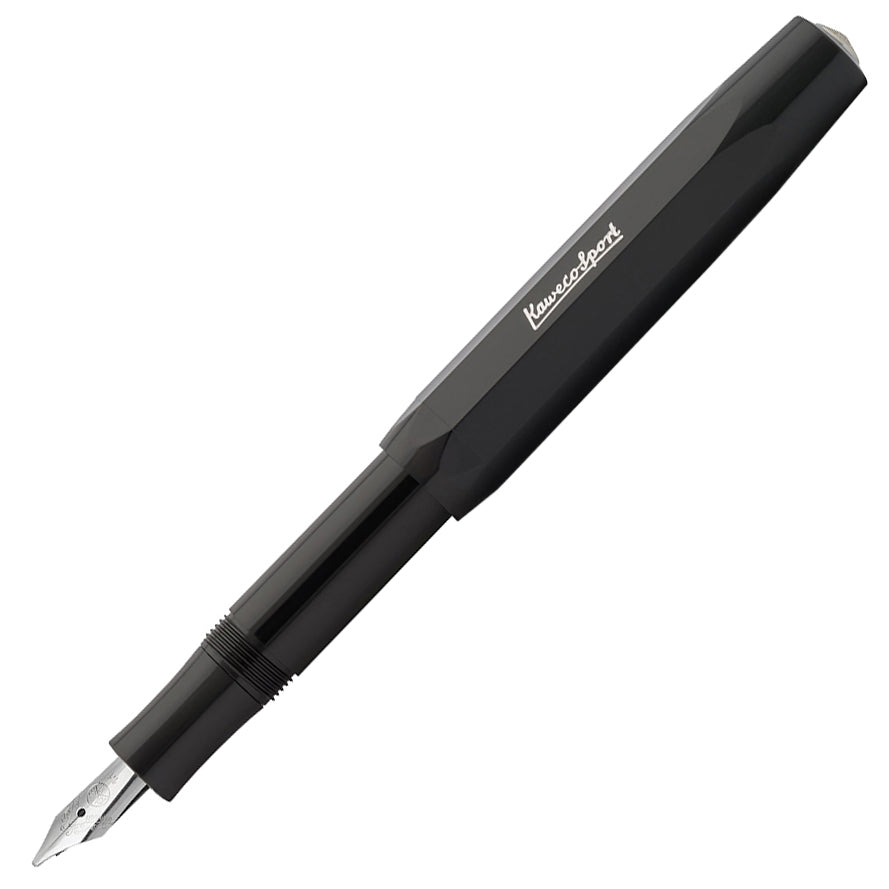 KAWECO CLASSIC SPORT Fountain Pen - Black – toolsofwriters