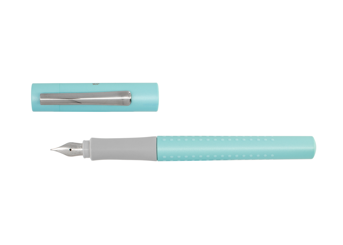 Faber-Castell Grip 2010 Fountain Pen & Refill: Turquoise