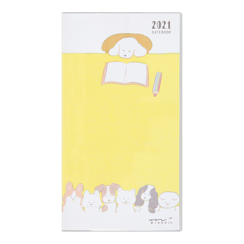 Midori 21 Pocket Diary Slim Dogs Vanness