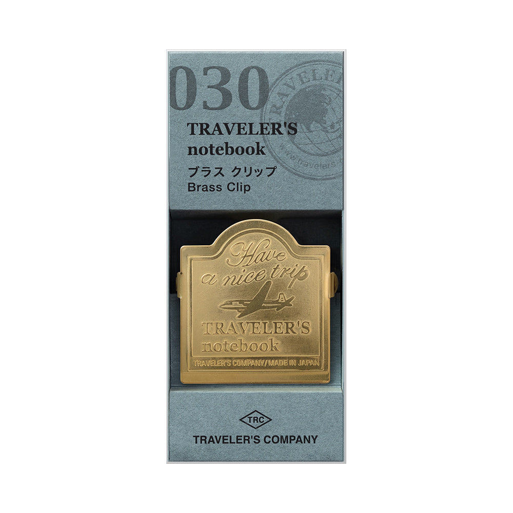 Traveler's Company Brass Template Bookmark — The Gentleman