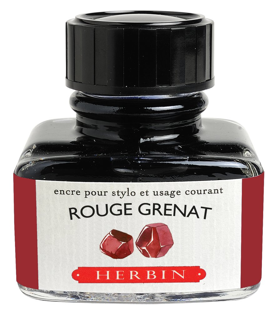 Jacques Herbin 1670 Rouge Hematite Ink Bottle – Truphae