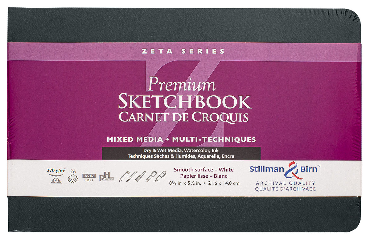 Stillman & Birn Alpha Series Soft-Cover Sketchbook, Portrait, 3.5 x 5.5 -  Sam Flax Atlanta