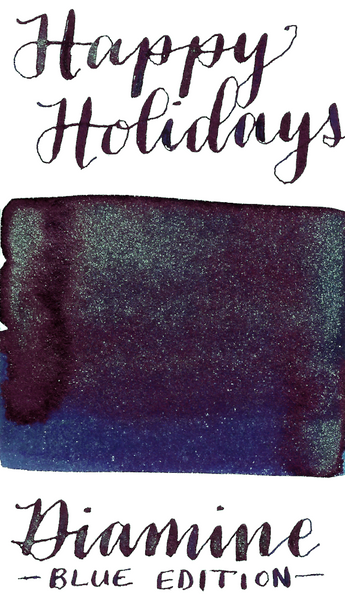 
      Diamine Blue Edition Happy Holidays Shimmer & Sheen – Vanness
    