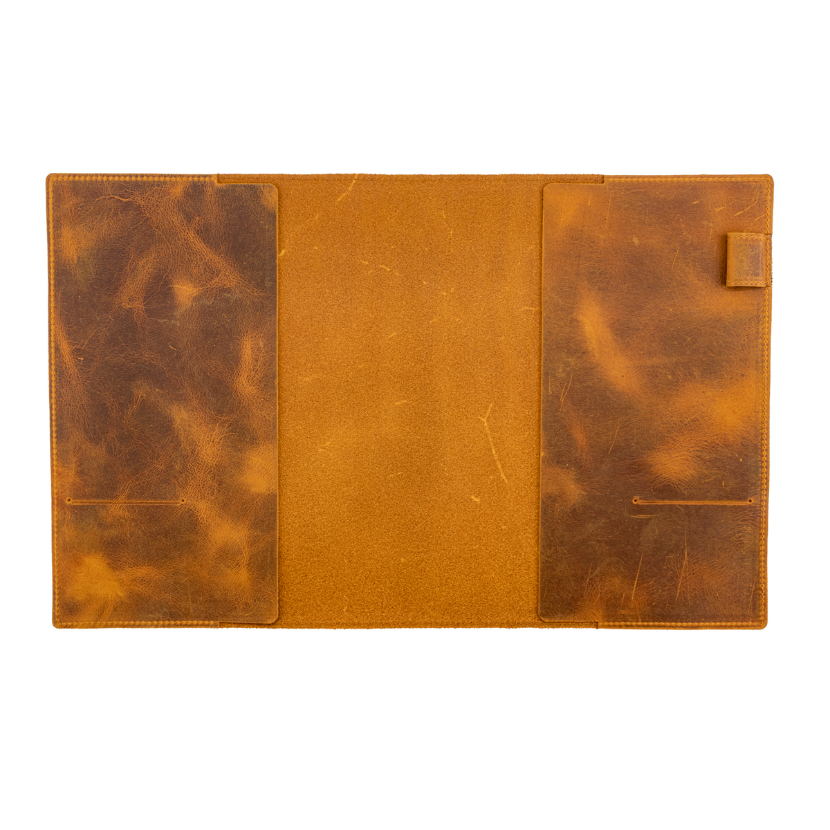 Galen Leather Notebook - Crazy Horse Brown - B6