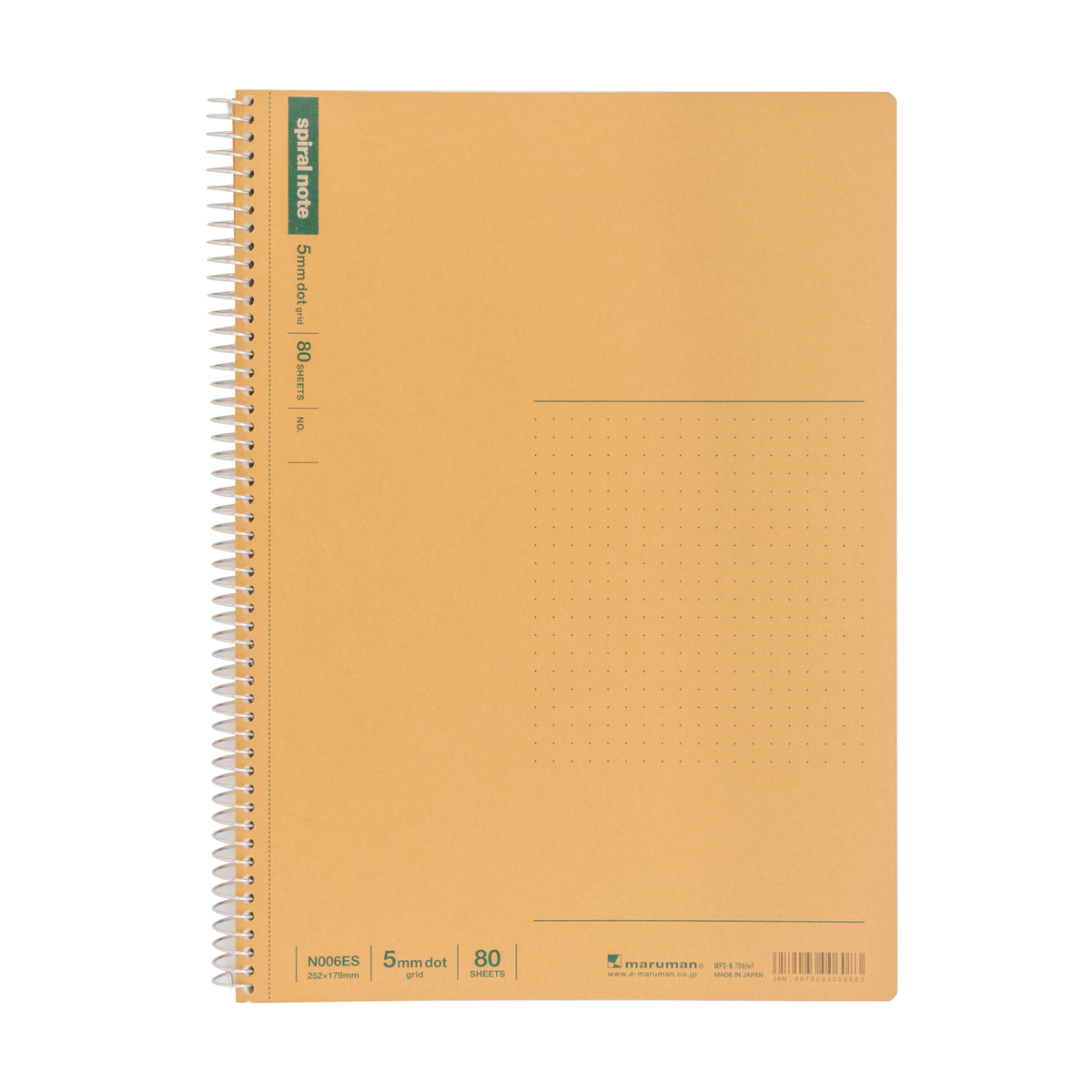 Monocromo Large Original Bold Color 5mm Graph with Margin Notebooks 10-pack