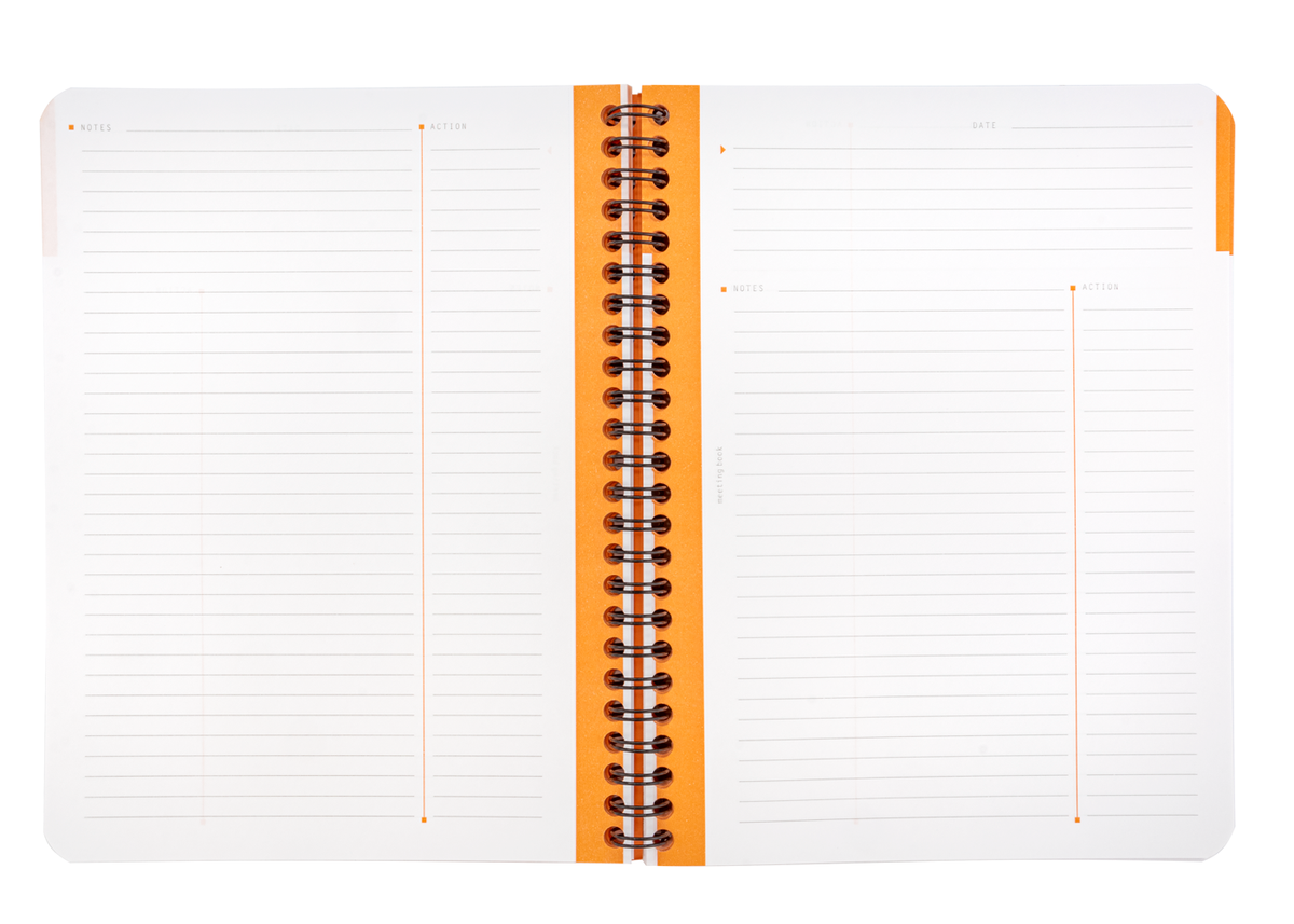 Rhodia Meeting Notepad, No.16 A5, No.19 A4+, Meeting Ruling Which Has  Pre-printed Features Including; Date, Notes, Action - AliExpress