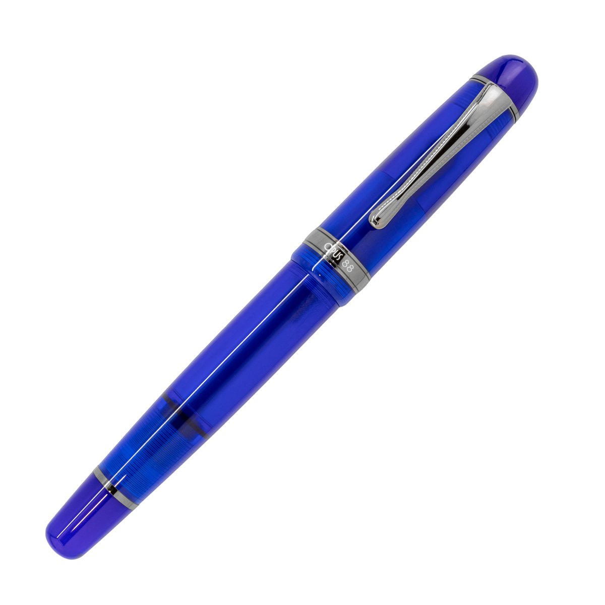 Handmade Blue and Purple Pen Rod Co Fountain Pen 