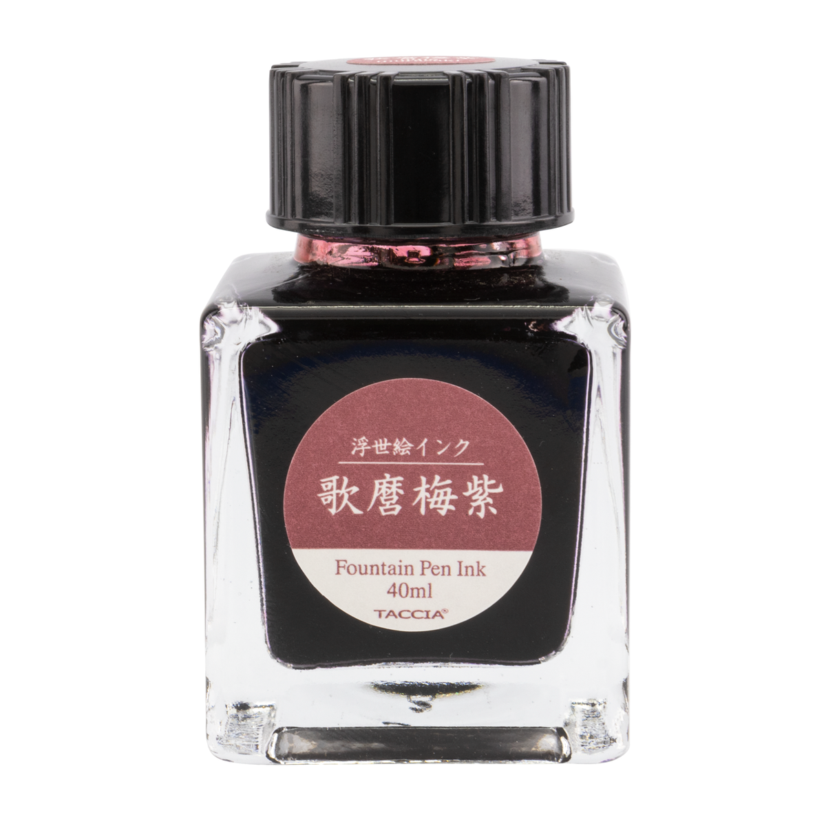 Taccia Fountain Pen Ink Ebi - 40 ml Bottle Ebi (purple-red) 40 ml