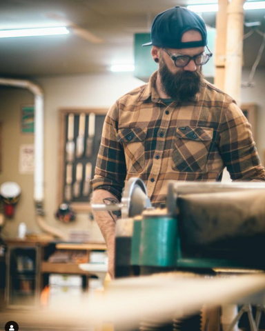 Wood Work Good Tri-Color Hat — Bourbon Moth Woodworking Co