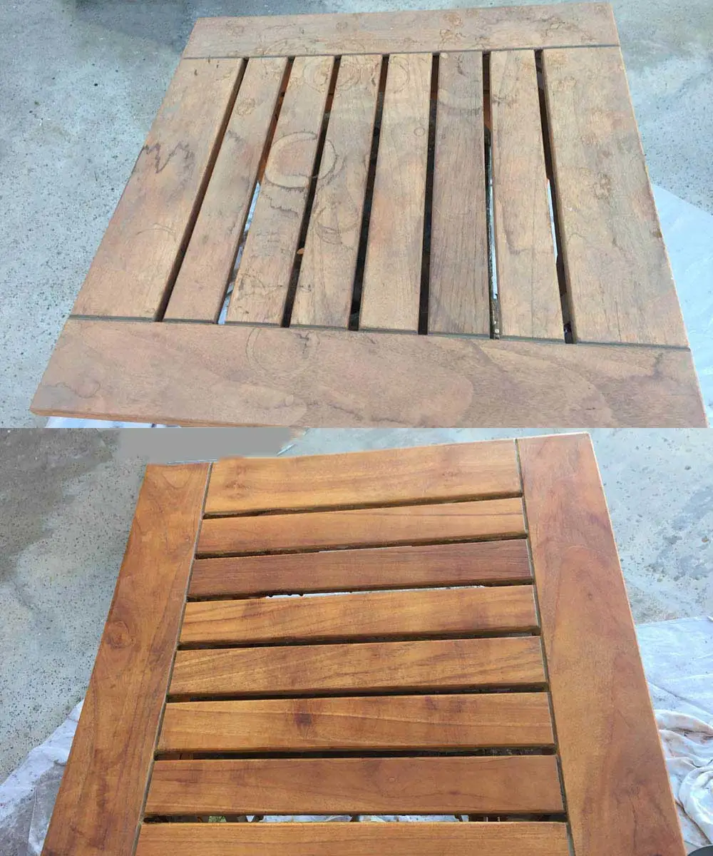 refinishing teak on sailboat