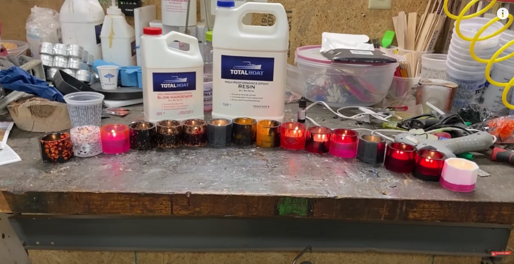 Spooky Halloween Epoxy Tea Light Holders Project – TotalBoat