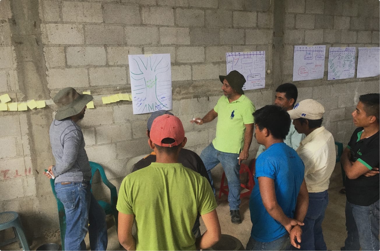 Du deuxième atelier d'adaptation au climat de Counter Culture Coffee Finca Nueva Armenia à La Democracia, Guatemala. Photo gracieuseté de Counter Culture Coffee.