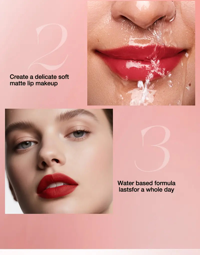 set de 4 bucăți de creion de buze și ruj, cu   mat și hidratant, care poate   toate zilele atunci când   complet uscat, cu atingere moale și silicată, pentru a   buze complete, cu formulă rezistentă la apă, potrivită pentru toate tipurile de bej ușor,   cadoul perfect pentru femei. Detaliile articolului 5